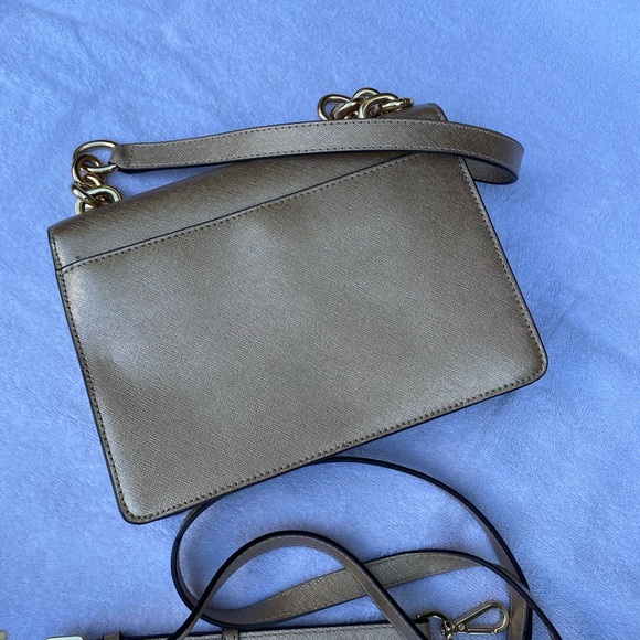 NEW! Gold metallic Michael Kors purse - Picture 4 of 5